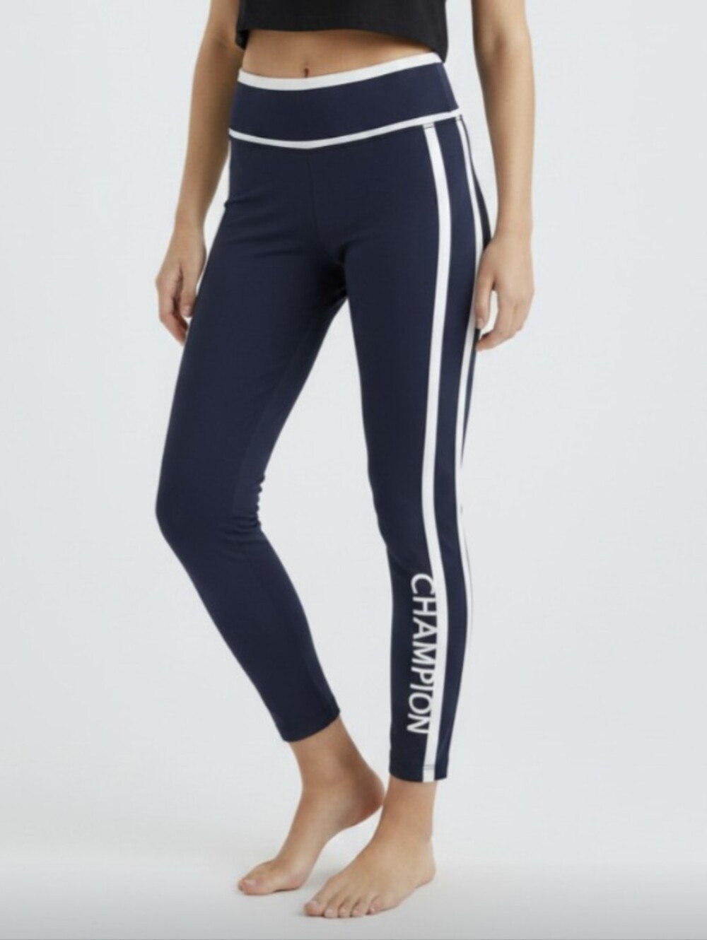 CHAMPION! ULTRA STRETCH COMPRESSIVE BLACK ,& ASH GRAY SPORT LEGGINGS! SZ L